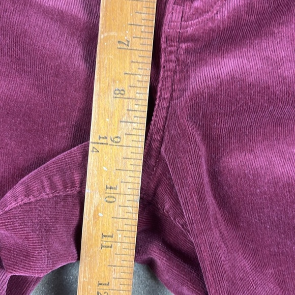 NYDJ Deep Red/Burgandy Marilyn Straight Corduroy pants
Size: 10 - Picture 7 of 7